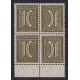 ALEMANIA 1921 ESTAMPILLAS SE-TENANT ZUSAMMENDRUCKE NUEVAS MINT MI K5 20 EUROS+